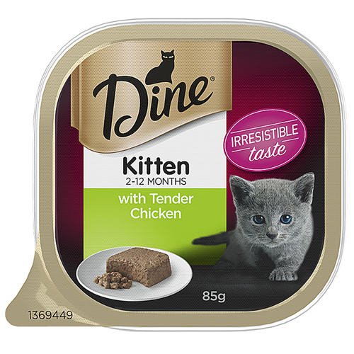 Dine Daily Tender Chicken Wet Kitten Cat Food 14 x 85g