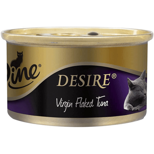 Dine Desire Cat Wet Food Virgin Flaked Tuna 24 x 85g