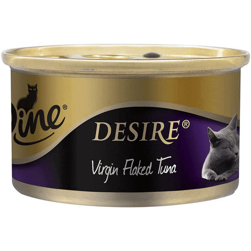 Dine Desire Cat Wet Food Virgin Flaked Tuna 6 x 85g