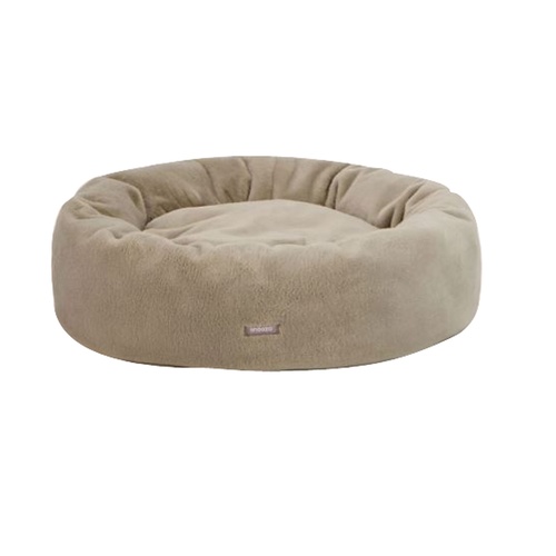 Snooza Luxe Fur Cuddler Soft Round Plush Pet Dog Bed Sage Medium