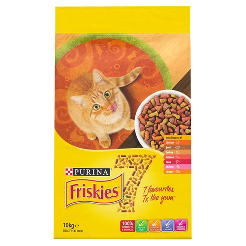 Friskies Adult 7+ Favourites Dry Cat Food 10kg