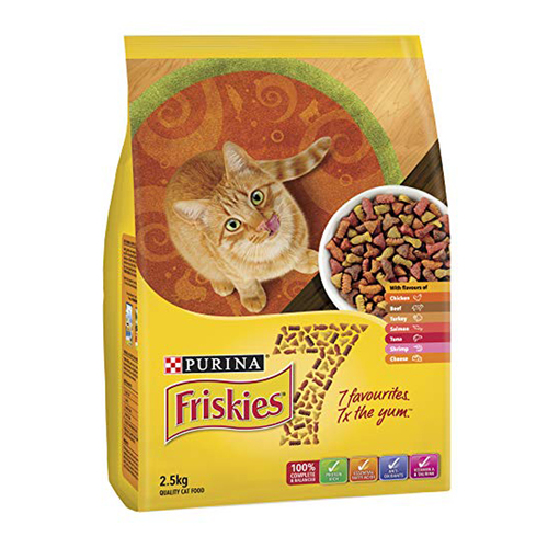 Friskies Adult 7+ Favourites Dry Cat Food 2.5kg