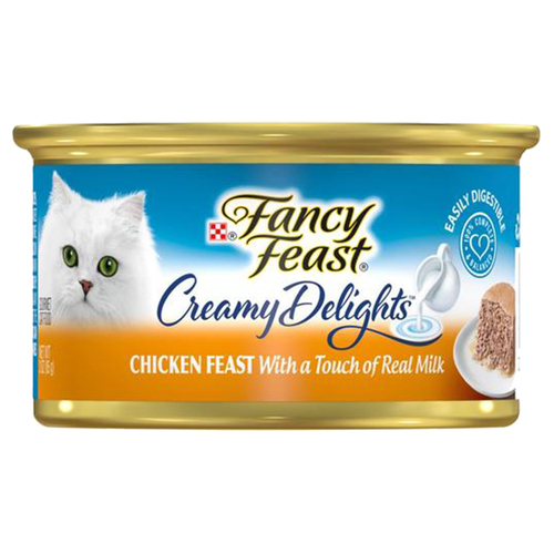 Fancy Feast Creamy Delights Wet Cat Food Chicken Feast w/ Real Milk 24 x 85g