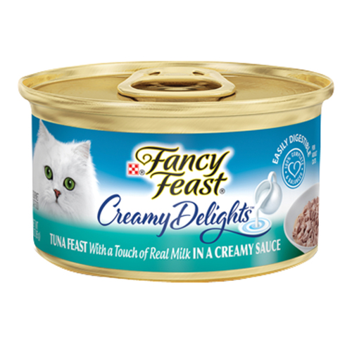 Fancy Feast Creamy Delights Wet Cat Food Tuna Feast in Creamy Sauce 24 x 85g