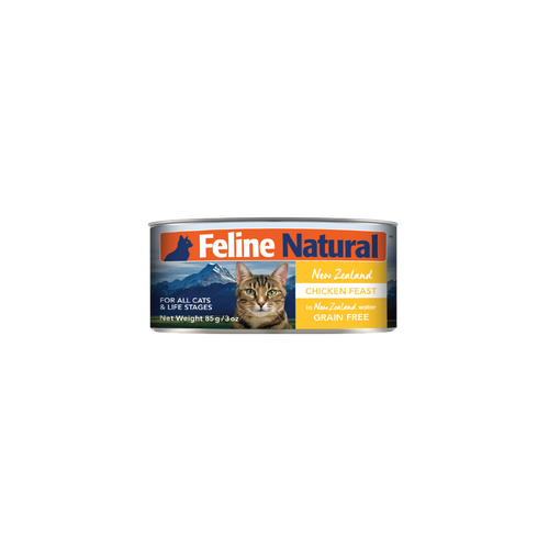 Feline Natural All Life Stages NZ Chicken Feast Canned Cat Food 24 x 85g
