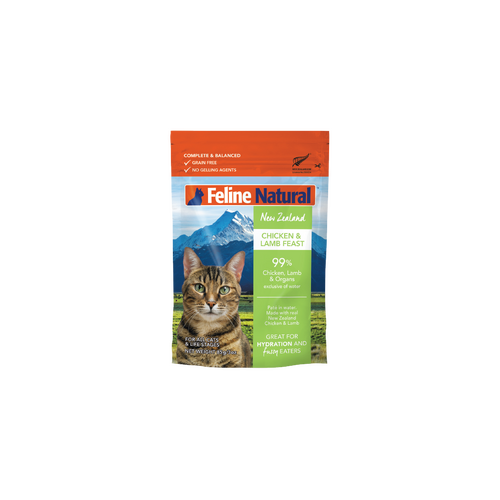 Feline Natural All Life Stages NZ Chicken & Lamb Feast Wet Cat Food 12 x 85g
