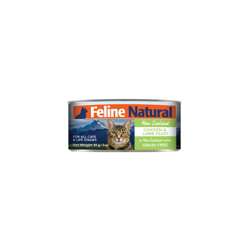 Feline Natural All Life Stages NZ Chicken & Lamb Feast Canned Cat Food 24 x 85g