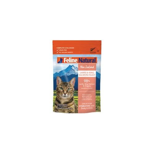 Feline Natural All Life Stages NZ Lamb & Salmon Feast Wet Cat Food 12 x 85g