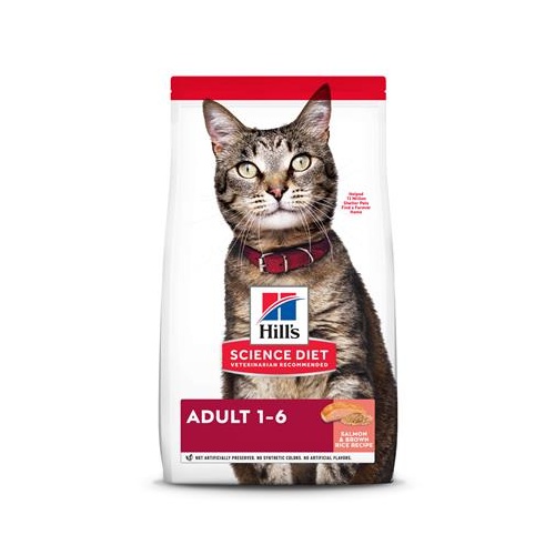 Hills Adult 1-6 Dry Cat Food Salmon & Brown Rice Recipe 2.94kg