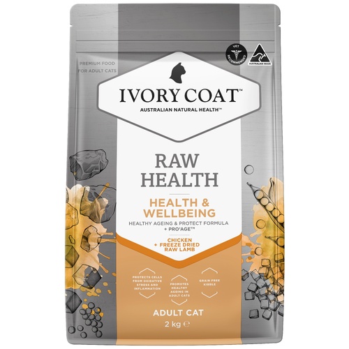 Ivory Coat Adult Raw Health Health & Wellbeing Cat Food Chicken 2kg
