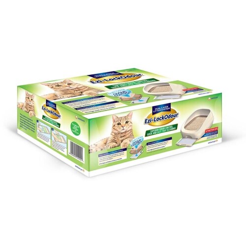 Ezi Lockodour Dual Layer Cat Litter System Odour Control