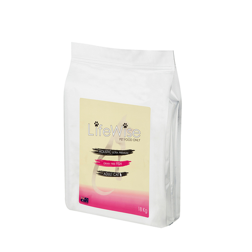 Lifewise Adult Dry Cat Food Ocean Fish w/ Lamb & Vegetables 18kg