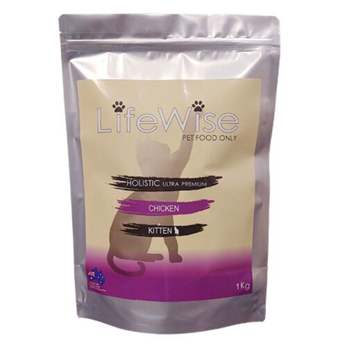 Lifewise Kitten Holistic Ultra Premium Dry Cat Food Chicken & Rice 1kg