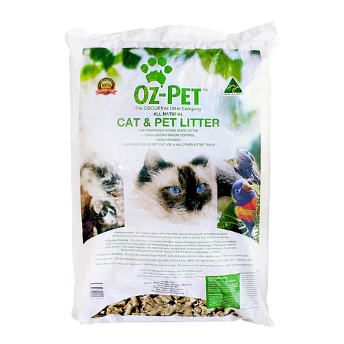 Oz Pet All Natural Cat & Anti Microbial Wood Pet Litter 2kg 