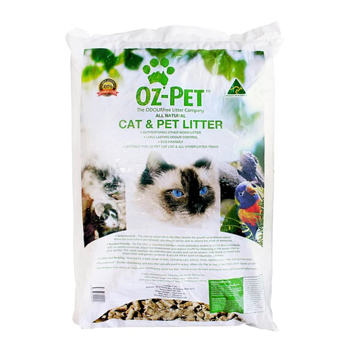 Oz Pet All Natural Cat & Anti Microbial Wood Pet Litter 5kg 