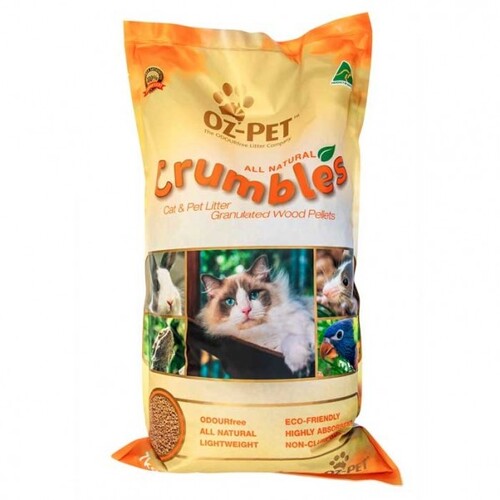 Oz Pet Crumbles Cat & Pet Litter Odour Control 7kg