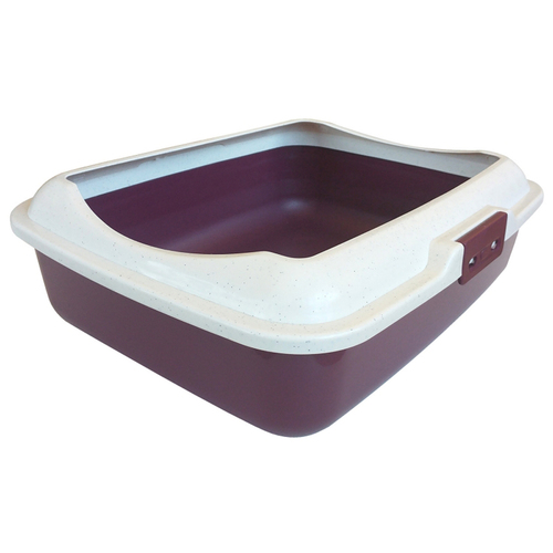 ShowMaster Cat Litter Tray w/ Rim 50 x 40 x 16cm
