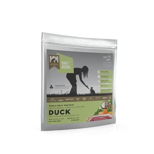 MFM Adult Single Meat Protein Dry Cat Food Duck w/ Vegetables 2.5kg