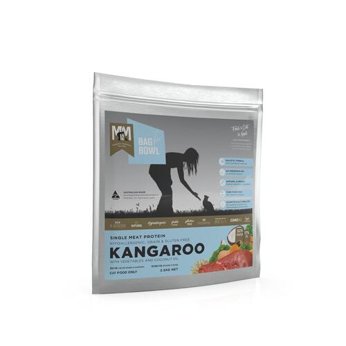 MFM Adult Single Meat Protein Dry Cat Food Kangaroo w/ Vegetables 2.5kg