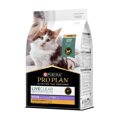 Pro Plan Kitten Live Clear Dry Cat Food Chicken Formula 3kg 