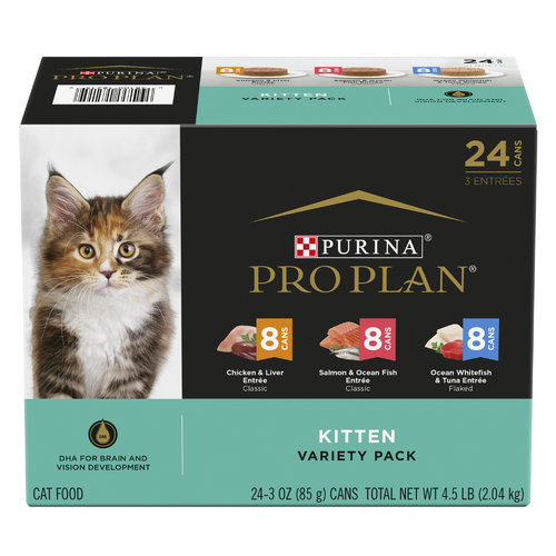 Pro Plan Development Kitten Variety Pack Wet Cat Food 24 x 85g