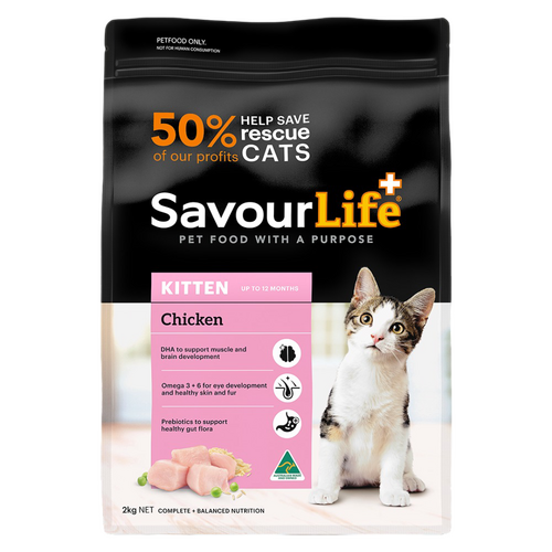 Savour Life Kitten Complete & Balanced Dry Cat Food Chicken 2kg