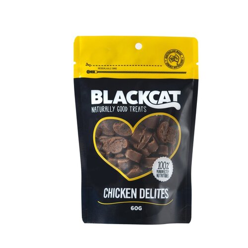 Blackcat Cat Natural Tasty Treats Chicken Delites 60g (WP)