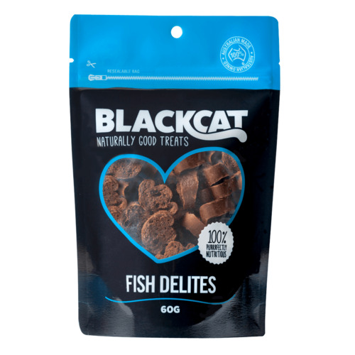 Blackcat Cat Natural Tasty Treats Fish Delites 60g (WP)