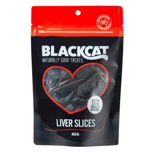 Blackcat Cat Natural Tasty Treats Liver Slices 45g