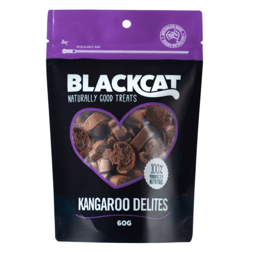 Blackcat Cat Natural Tasty Treats Roo Delites 60g 