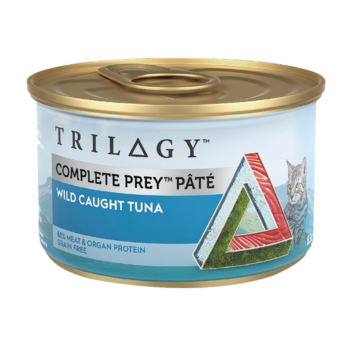 Trilogy Complete Prey Pate Grain Free Wet Cat Food Tuna 24 x 85g
