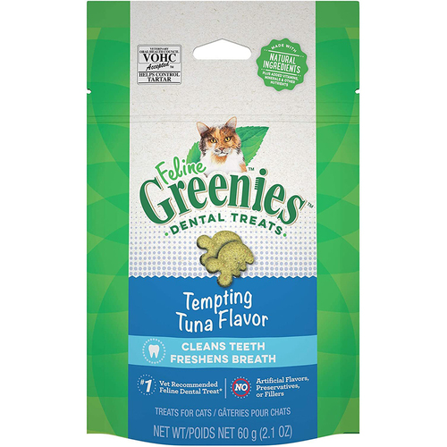 Greenies Cat Dental Treats Tempting Tuna Flavour 60g x 1 Pack