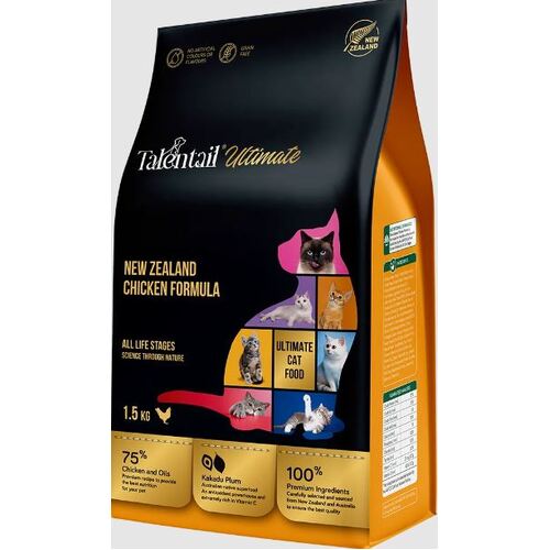 Talentail All Life Stages Ultimate Dry Cat Food New Zealand Chicken 1.5kg