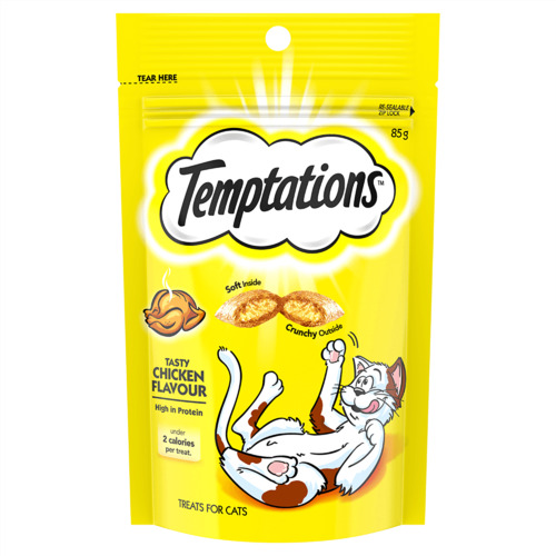 Temptations High Protein Cat Treats Tasty Chicken 5 x 180g
