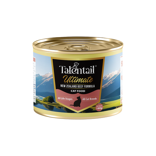 Talentail All Breeds Ultimate New Zealand Beef Formula Wet Cat Food 12 x 180g