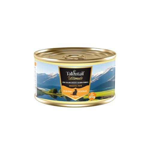 Talentail Ultimate NZ Chicken & Salmon Formula Smooth Pate Wet Cat Food 24 x 85g
