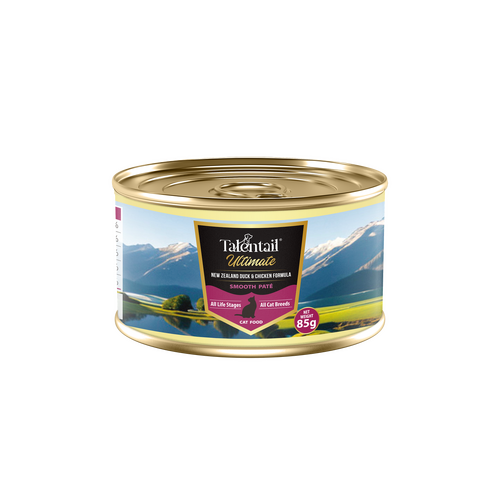 Talentail Ultimate NZ Duck & Chicken Formula Smooth Pate Wet Cat Food 24 x 85g
