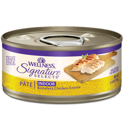 Wellness Core Signature Selects Indoor Wet Cat Food Pate Chicken Entree 12 x 79g