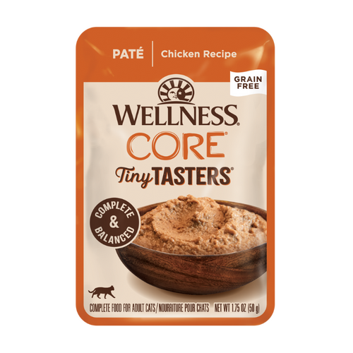 Wellness Core Tiny Tasters Wet Cat Food Pate Chicken Recipe 12 x 50g