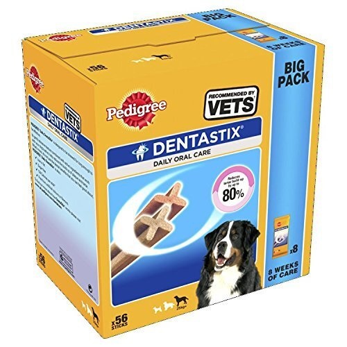 Pedigree Dog Treats Dentastix Large Breed Oral Care 56 Pack