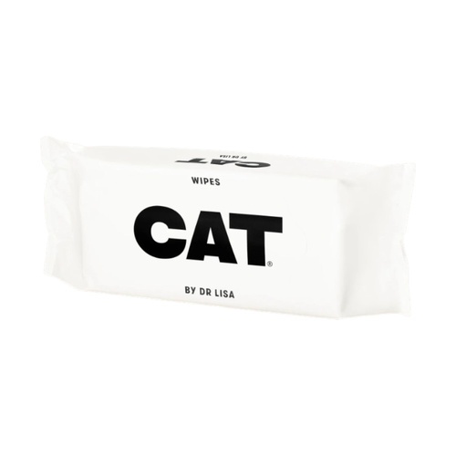 Cat By Dr Lisa Cat Grooming Wipes Compostable Vegan Friendly 80 Pack