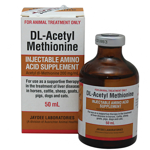 Ausrichter DL Acetyl Methionine 50ml Liver Treatment Dog Cat 