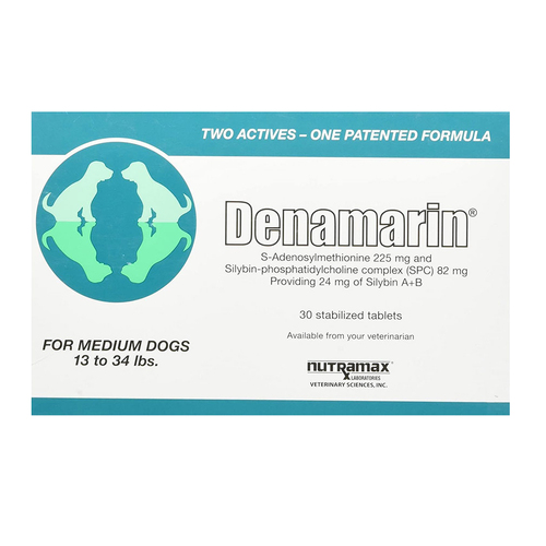 PAW Denamarin Medium Dogs Liver Detoxification Aid 225mg 30 Pack