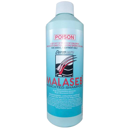 Malaseb Animal Medicated Antibacterial Foam Shampoo Treatment 500ml 