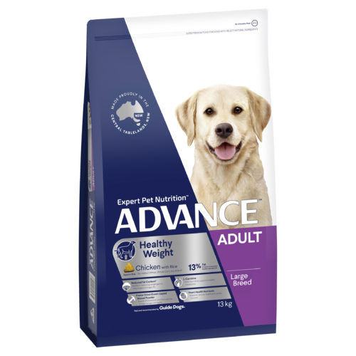 Advance Adult Large Breed Weight Control Dry Dog Food Chicken w/ Rice 13kg