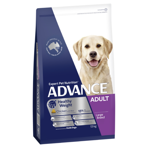 Advance Adult Large Breed Weight Control Dry Dog Food Chicken w/ Rice 13kg