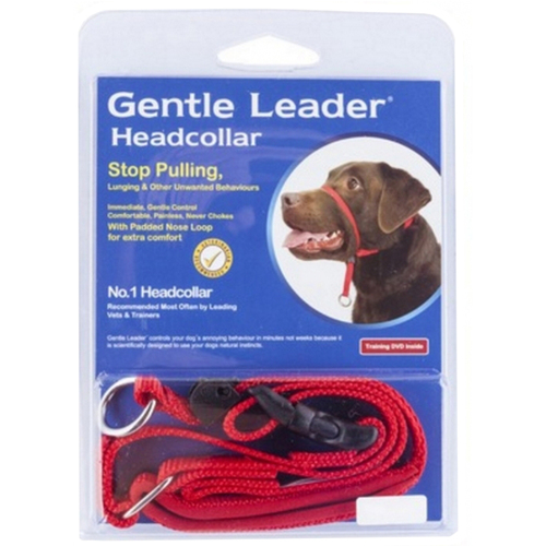 Gentle Leader Dog Training Headcollar Red Medium