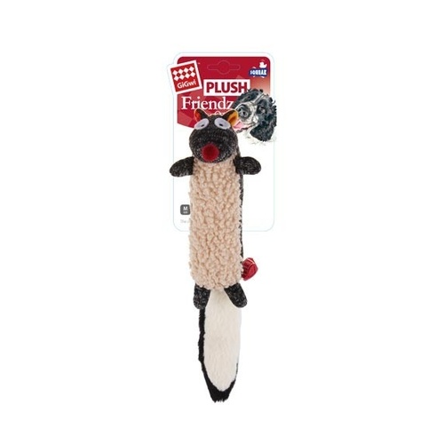 Gigwi Plush Friendz Dog Toy Skunk Foam With Squeaker Medium 