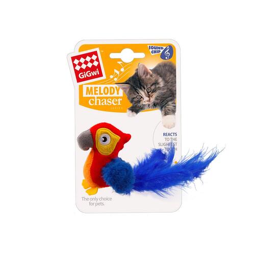 Gigwi Melody Chaser Parrot Motion Active Interactive Cat Toy