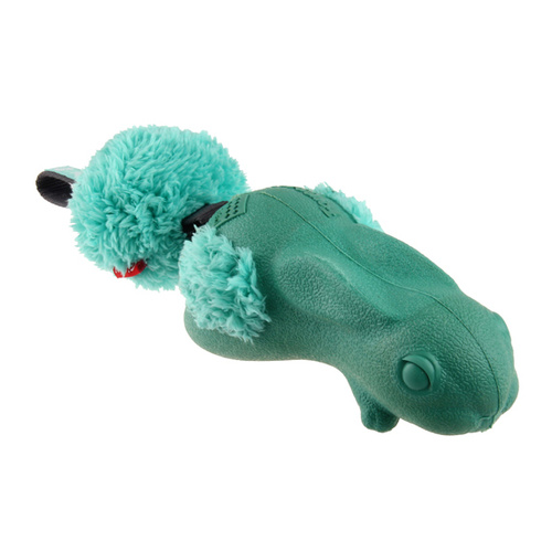 Gigwi Forestails Push To Mute Dog Toy Rabbit Bluish Green 